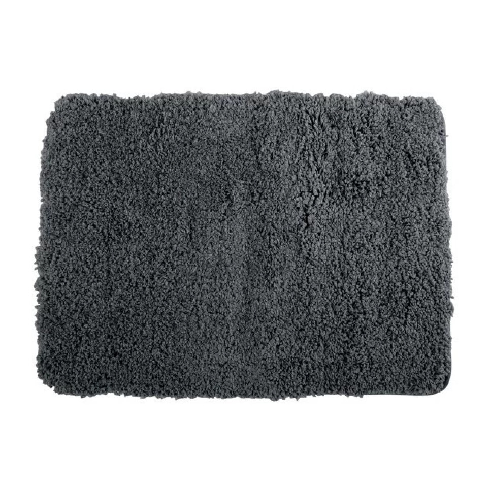 tapis de bain Microfibre Gris foncé MSV