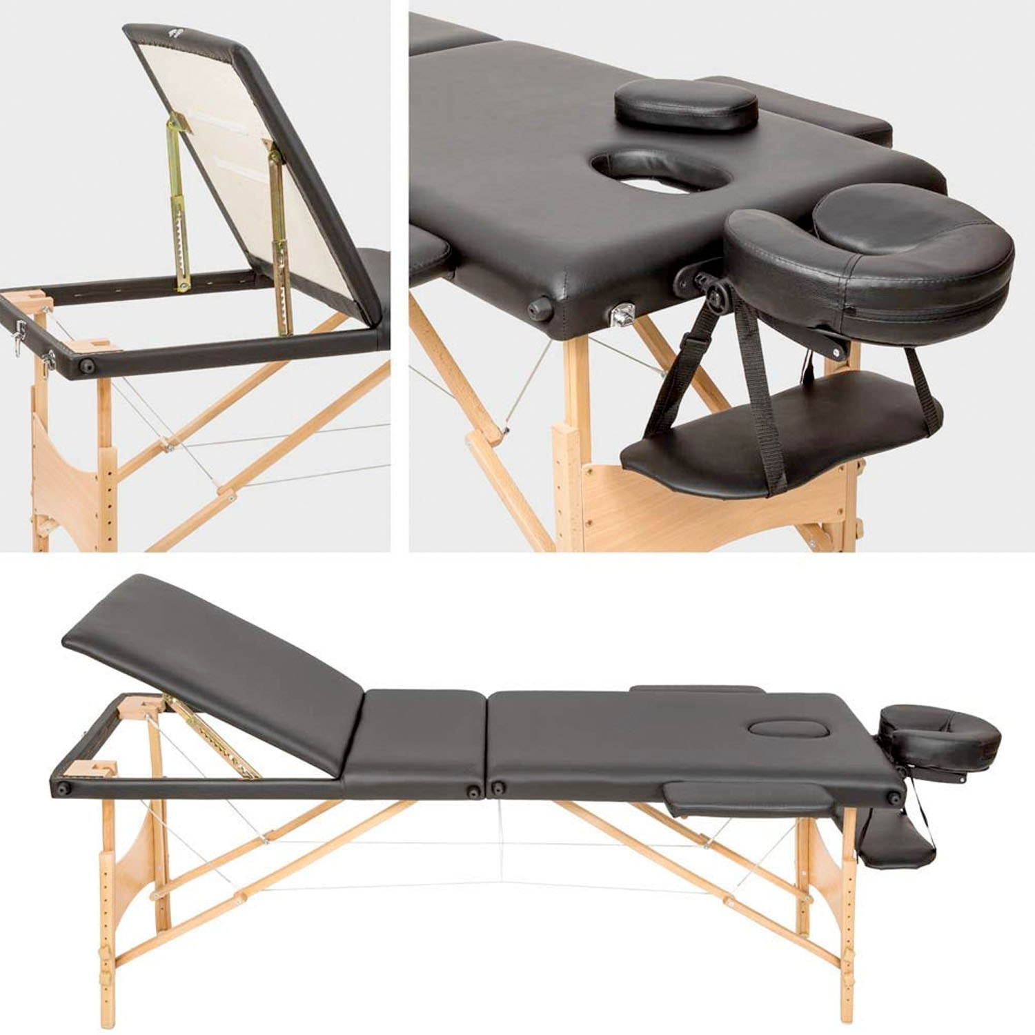 Lettino Massaggi Professionale per estetista e fisioterapia 3 Zone per estetista e fisioterapia.