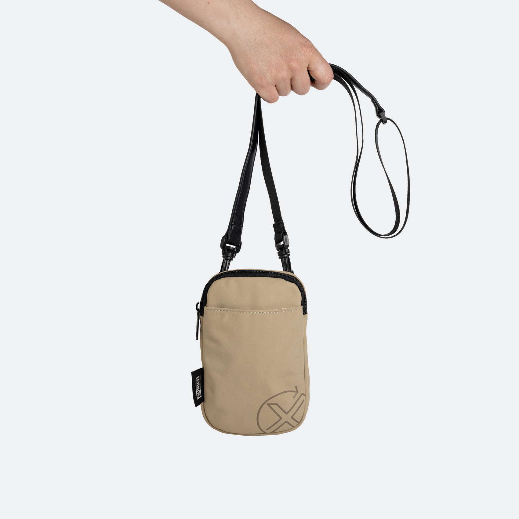 RECYCLED X CROSSBODY SMALL SAND