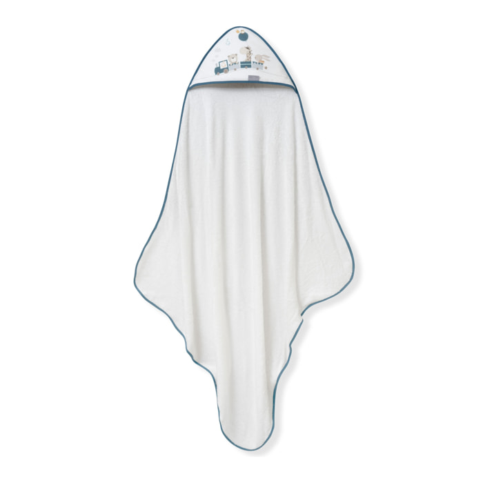 Capa de Baño Don Algodón Bambú Jirafa Tren