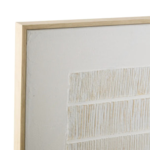 Toile 3D Morens 100x100cm blanc