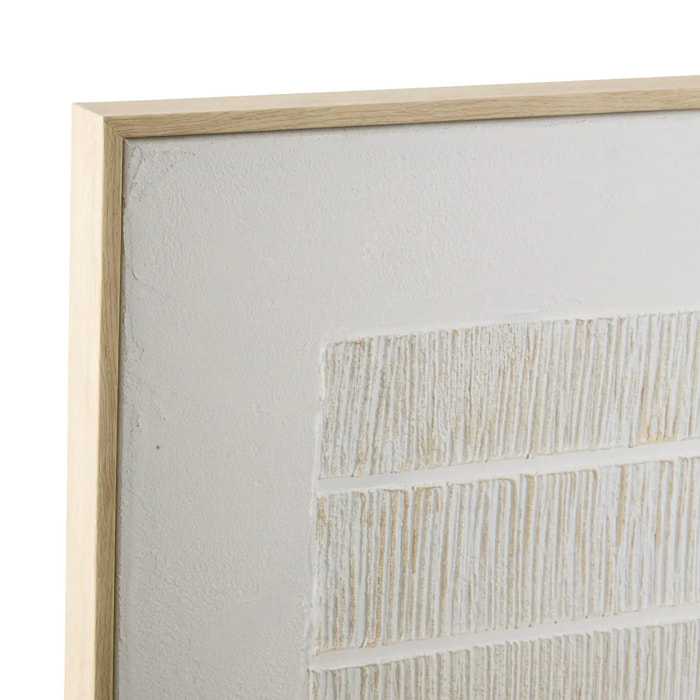 Toile 3D Morens 100x100cm blanc