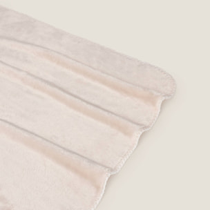 Mantita polar de tacto suave Gali color marron beige Poliéster