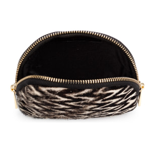 Baratili monedero portatodo mujer. Piel auténtica Cavallino y Sauvage.