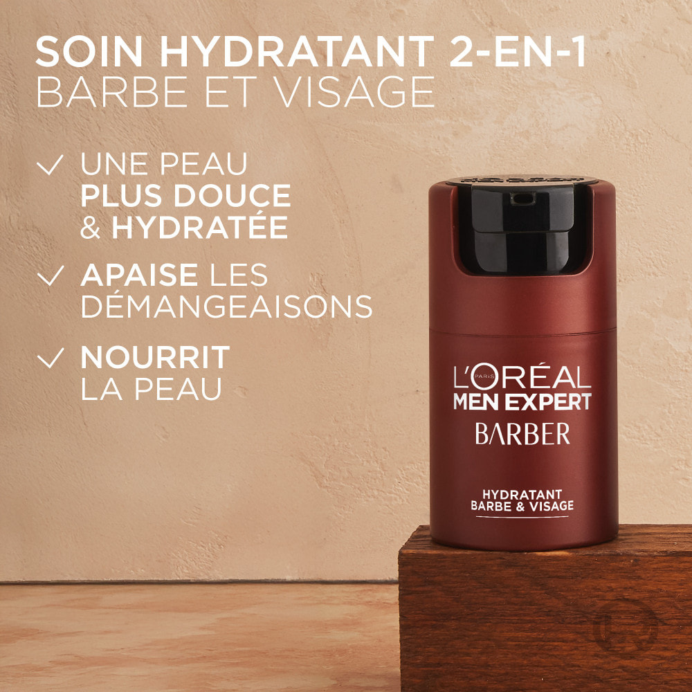 L'Oréal Paris Men Expert Barber Club Soin Barbe Courte et Visage 50ml