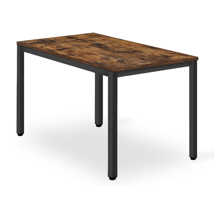Tavolo Tessa in stile industriale rustico 120x60 cm