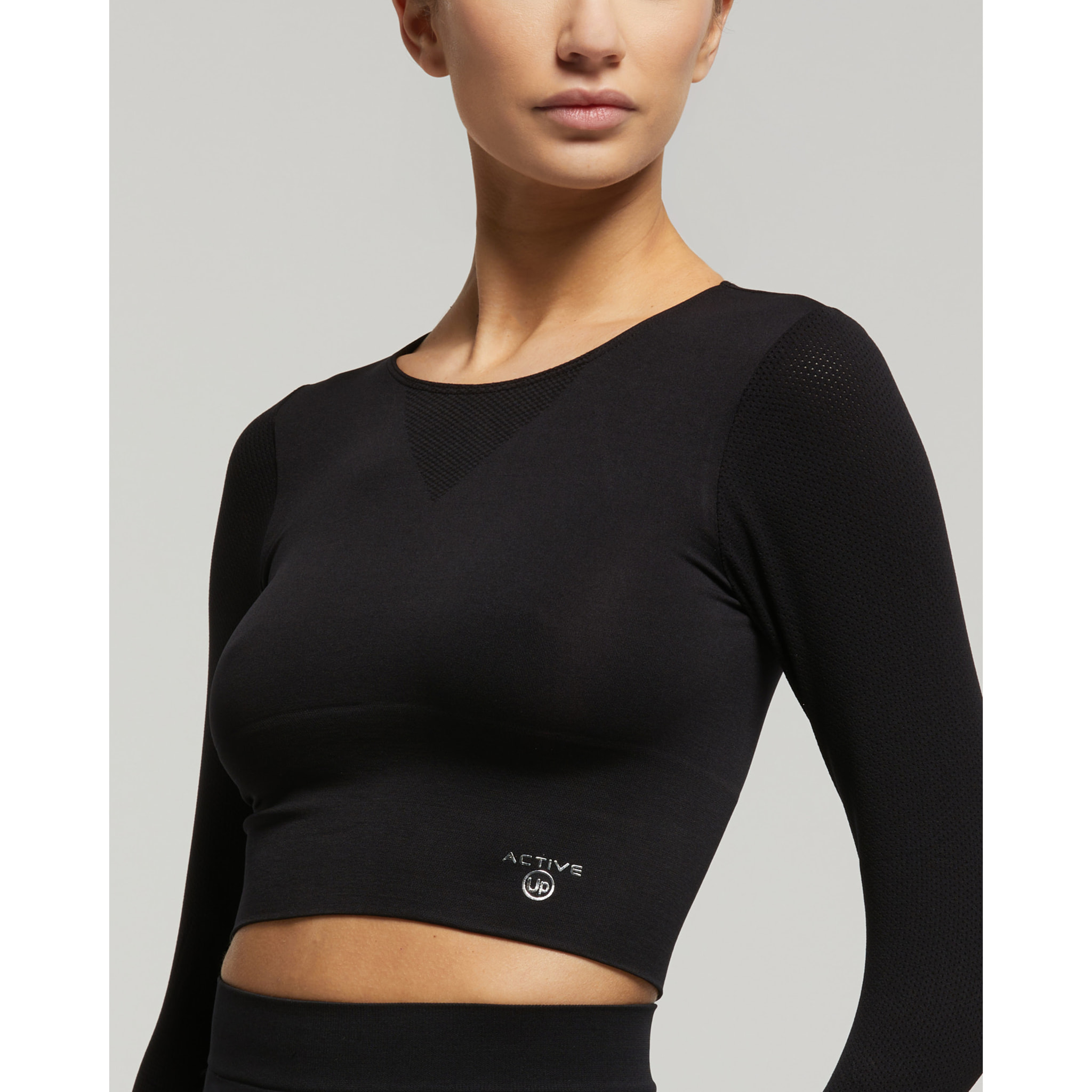 Top manica lunga Space