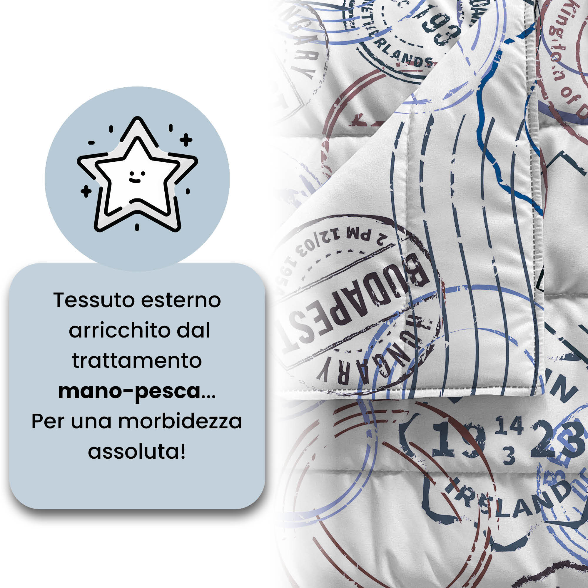 TRAPUNTINO ESTIVO BASIC, 100gr - Made in Italy - MATRIMONIALE