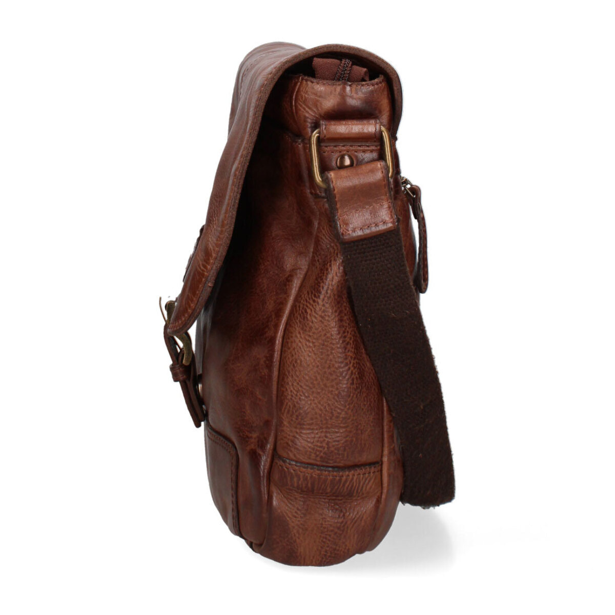Borsa a tracolla  da uomo In Vera pelle Made in Italy 26x31x8 cm