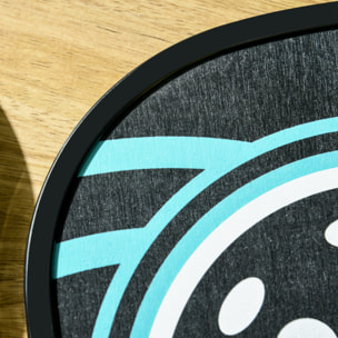 Lot de 4 raquettes de pickleball 4 balles jaune et sac de transport bleu noir