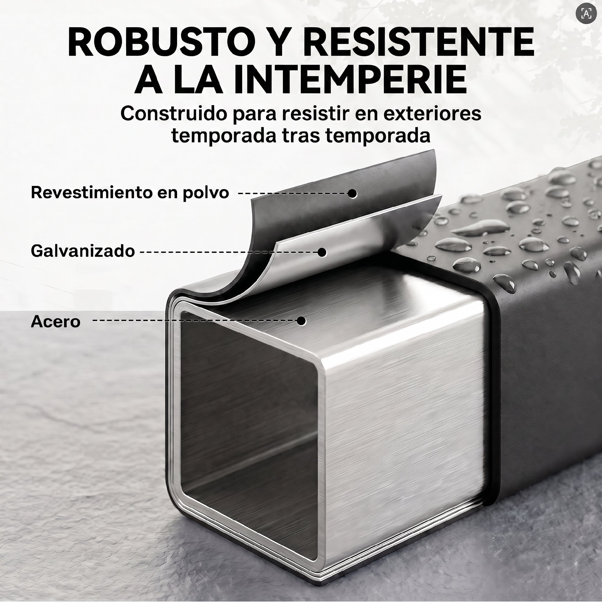 Outsunny Estante de Leña con Funda Oxford 600D, Leñero Exterior de Acero Galvanizado Robusto, Carga 250 kg, para Interior y Exterior, Jardín, Terraza, 106x25x113 cm, Negro