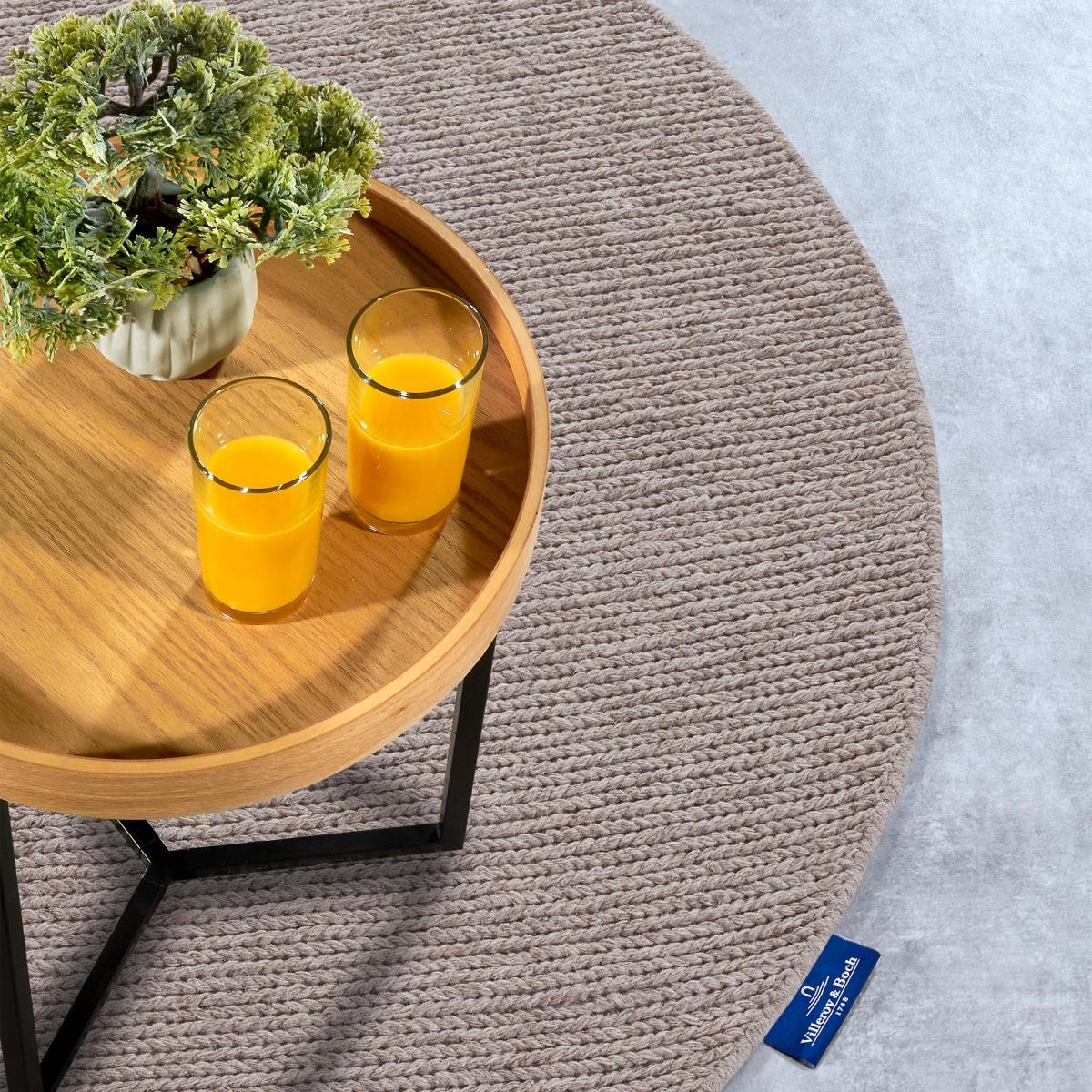 Tapis rond Rond Uni