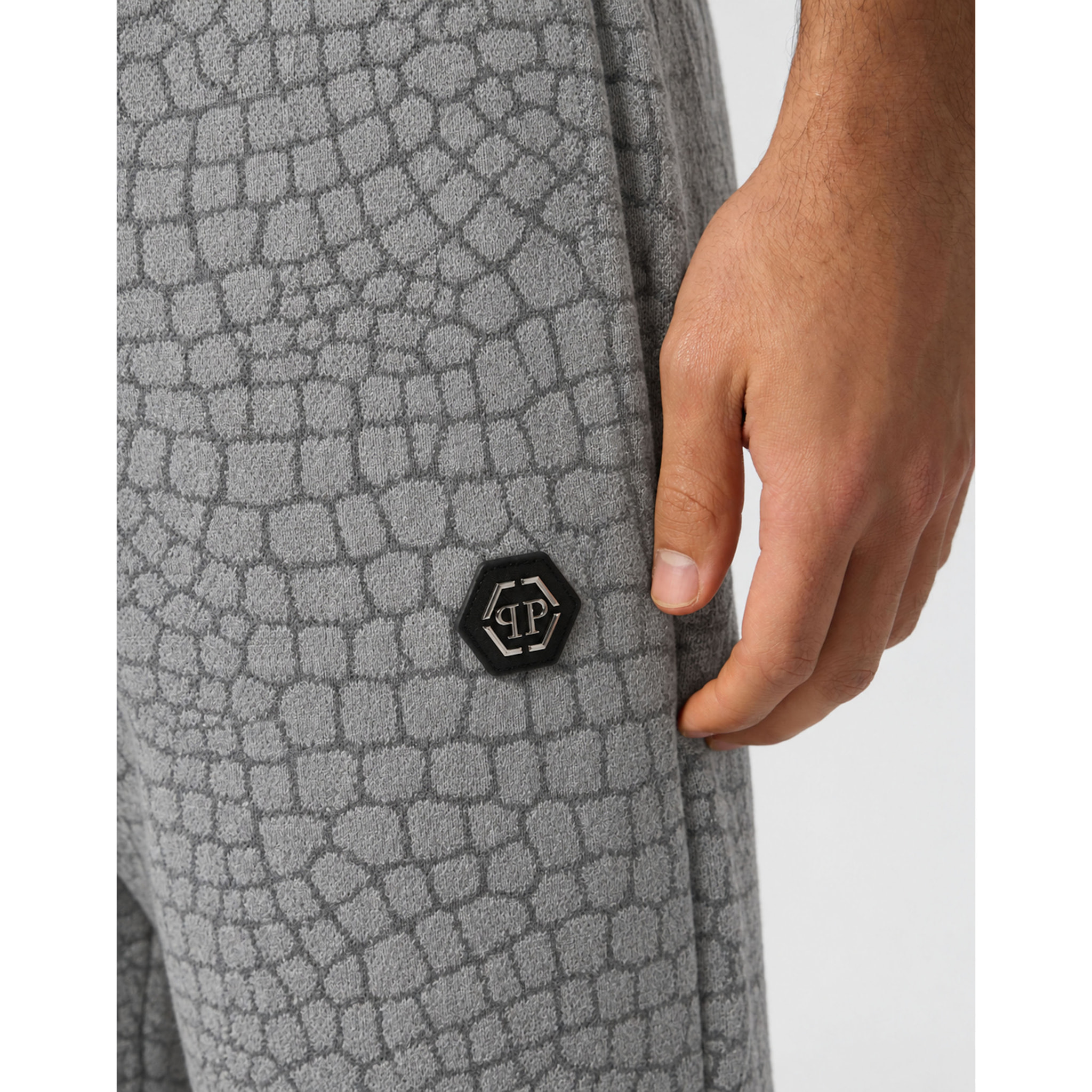 PHILIPP PLEIN Pantalones de chándal de punto COCCO