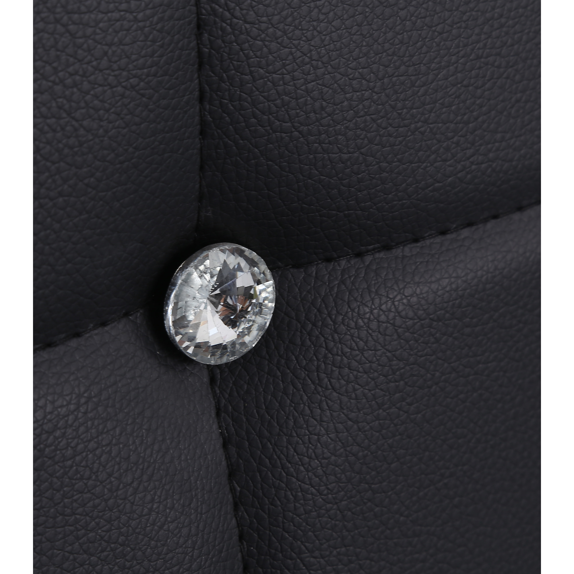 Juego de 6 Sillas de Comedor Tapizada en PU Sillas de Cocina con Respaldo Alto con Botones y Patas de Acero Diseño Moderno para Salón Dormitorio Negro