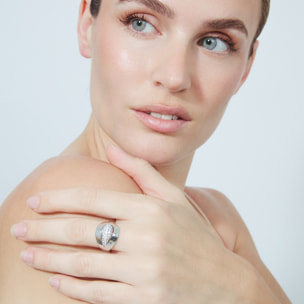 Anillo Rongrim acabado plata