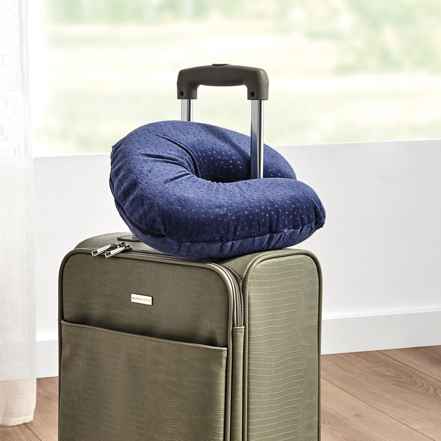 Almohada de Viaje Cervical Viscoelástica | Firmeza Baja