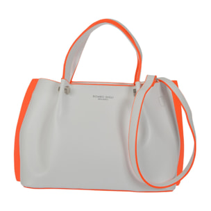 Borsa a a mano Romeo Gigli Milano Bianco/Arancio