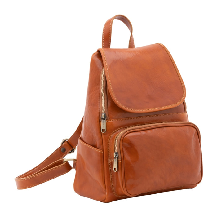 Borsa a spalla da donna - Modello False - Vera pelle - 34.0 x 26.0 x 16.0 cm