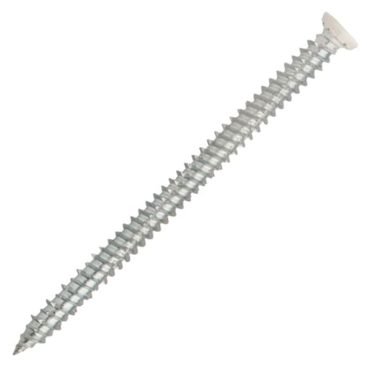 Vis béton tête fraisée laquée blanc T30 - Perçage Ø 6 mm - 7,5 x 60 - Boite de 100 - SCELL IT - VFD75060F