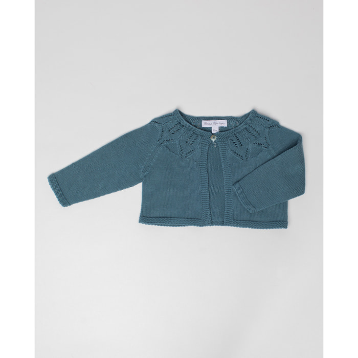 CHAQUETA ALGODÓN CON CALADOS