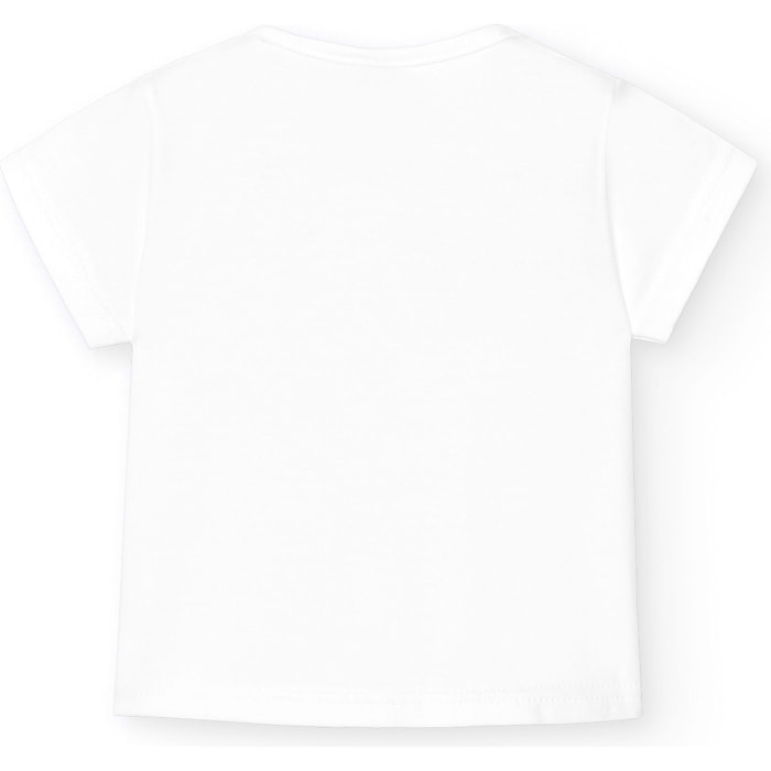 Camiseta bebé manga corta con tapeta