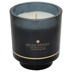 Bougie parfumée Ilae 225g pot verre épices