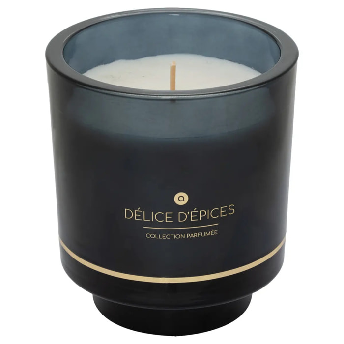 Bougie parfumée Ilae 225g pot verre épices