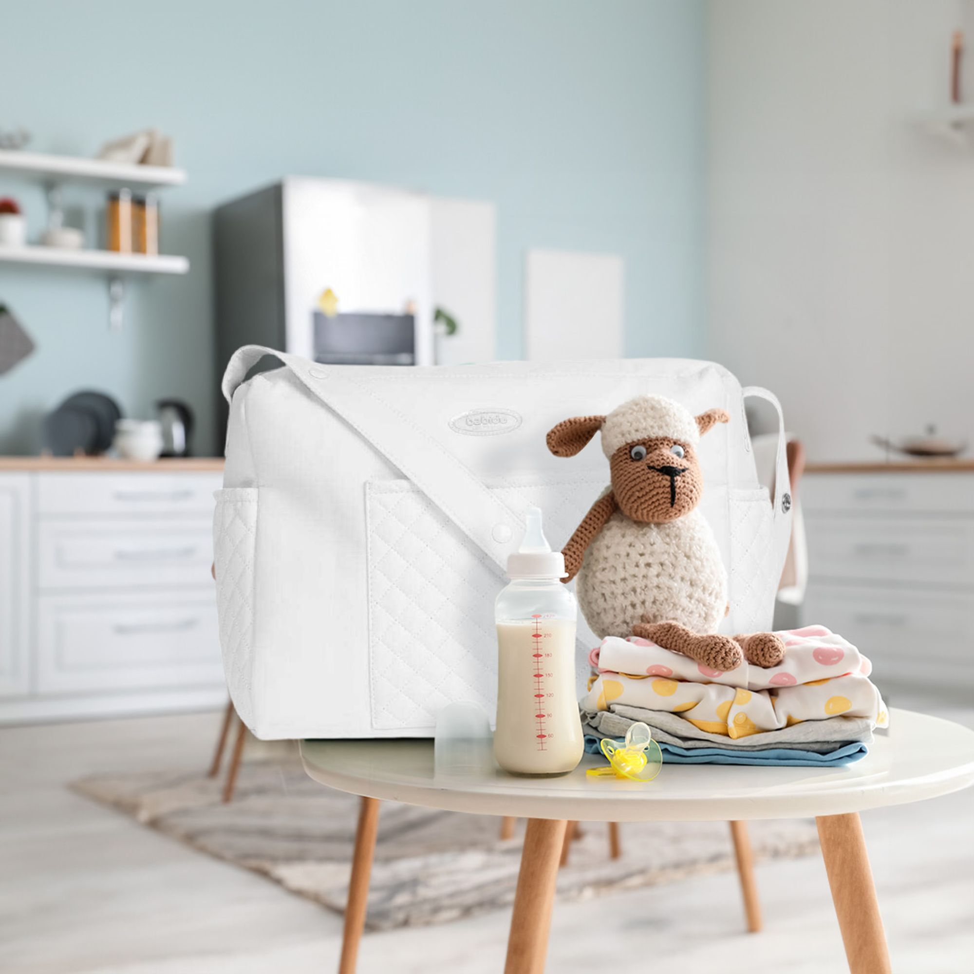 Bolso Gandul Acolchado Blanco Talla Ninguna