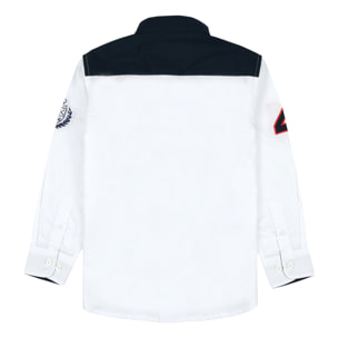 Camicia popeline button down ricami special