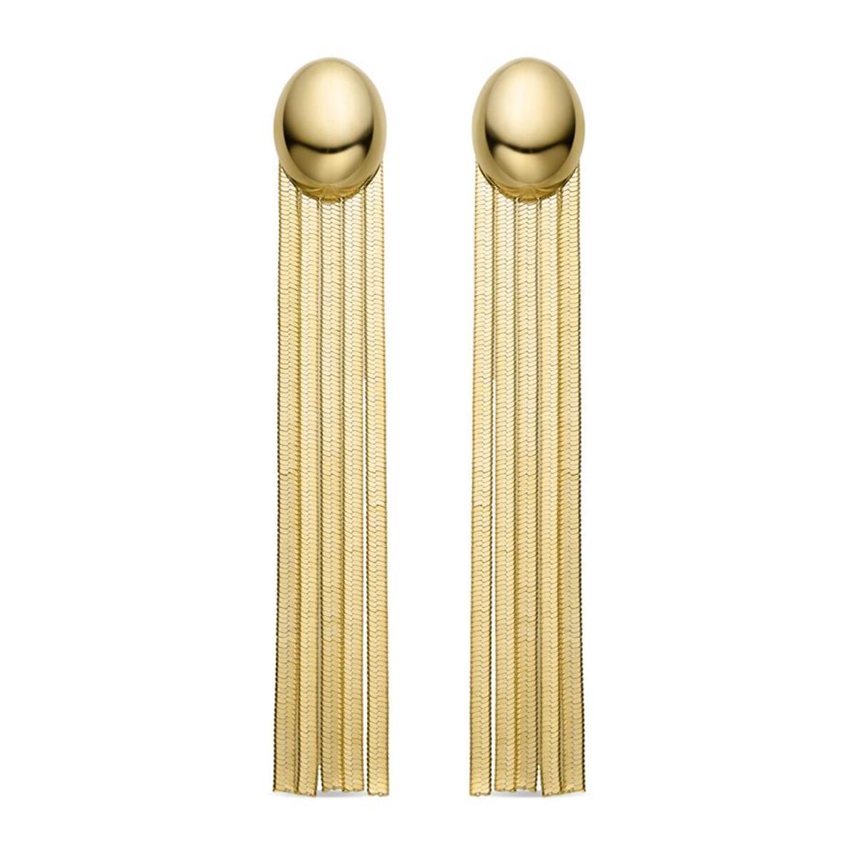 Pendientes Lux by Lux acabadoss en oro amarillo 18K