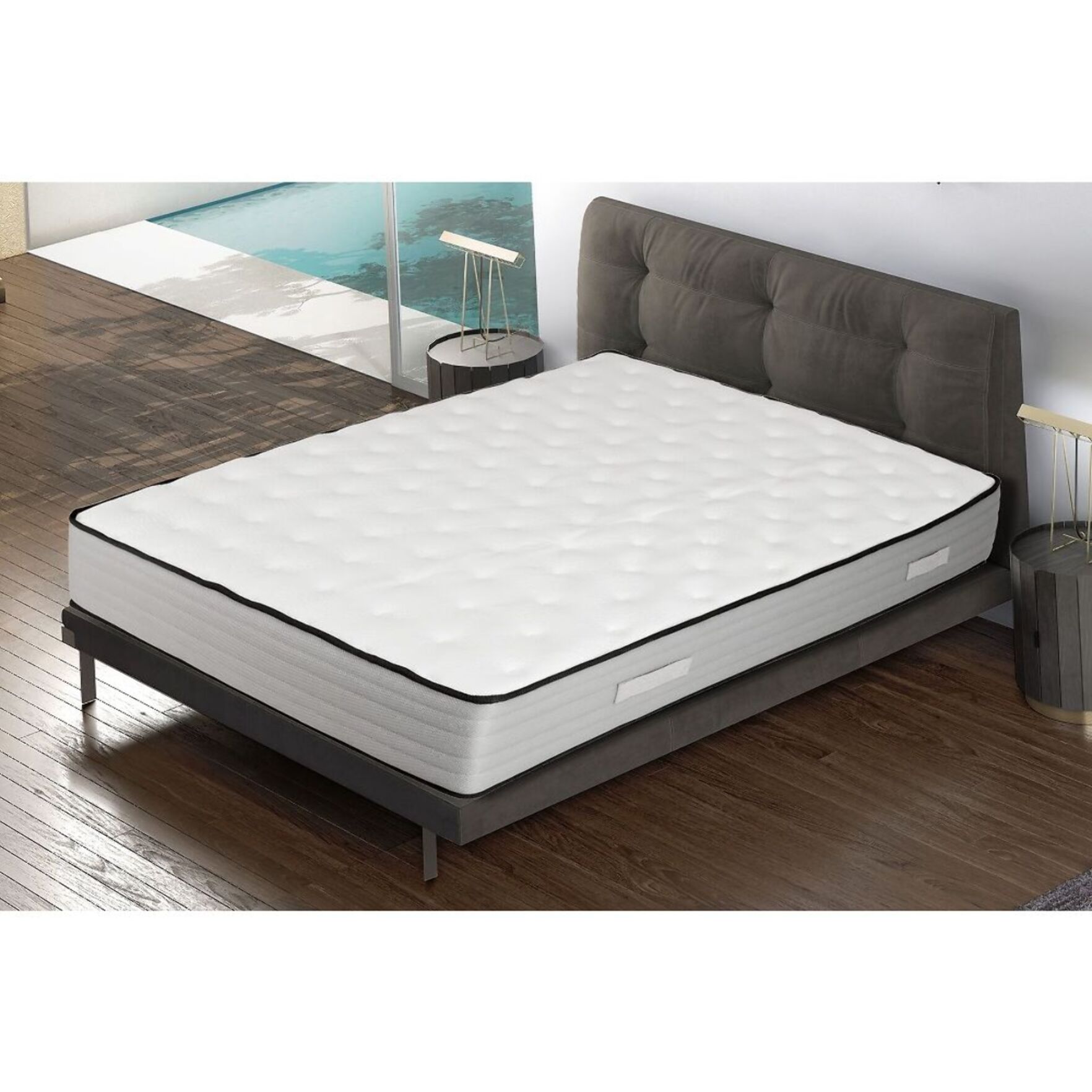 Matelas 2 personnes mousse mémoire de fme - alfred