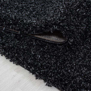 Tapis poils longs shaggy tissé motif uni ZASIVE