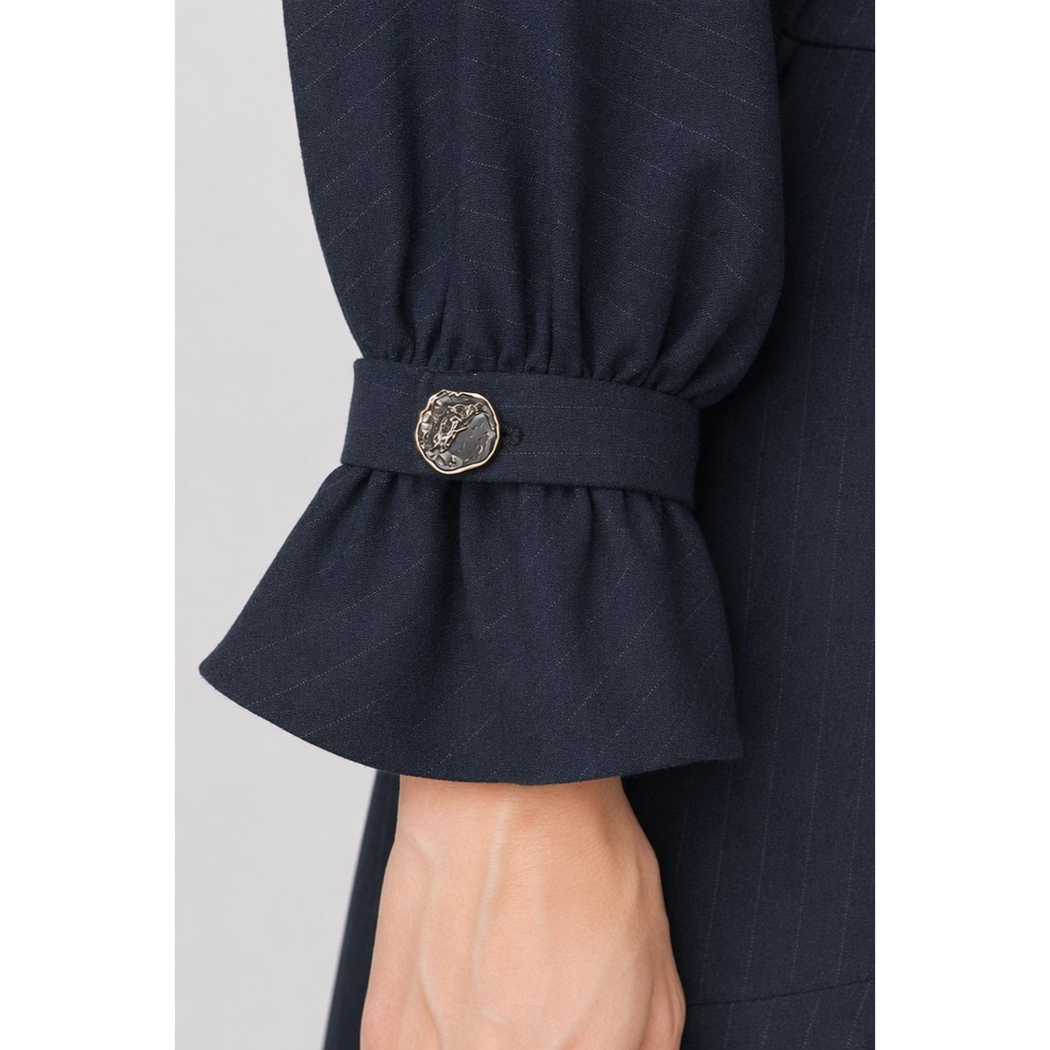 Kocca - Abito da donna a portafoglio midi con scollo a V Donna