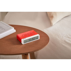 Réveil LEXON x Pantone Flip Classic Rouge