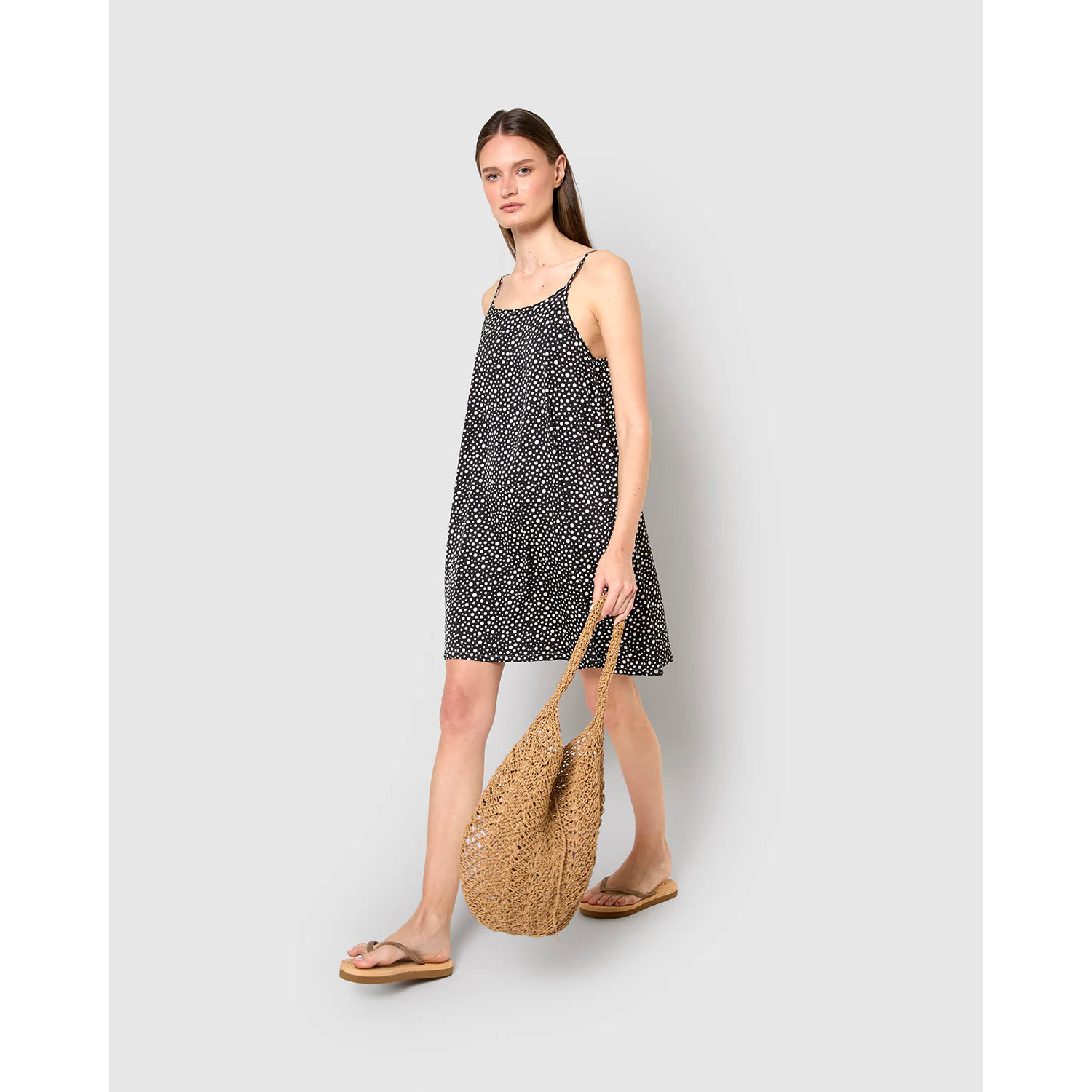 Vestido corto satén hanami negro