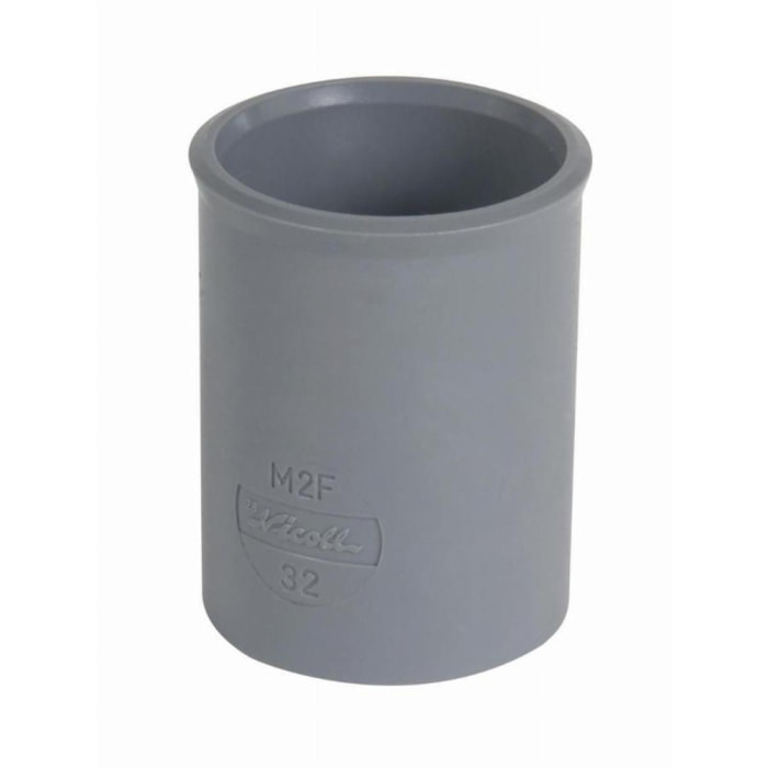 Manchon FF NICOLL - PVC gris - Ø 100 mm - M2T