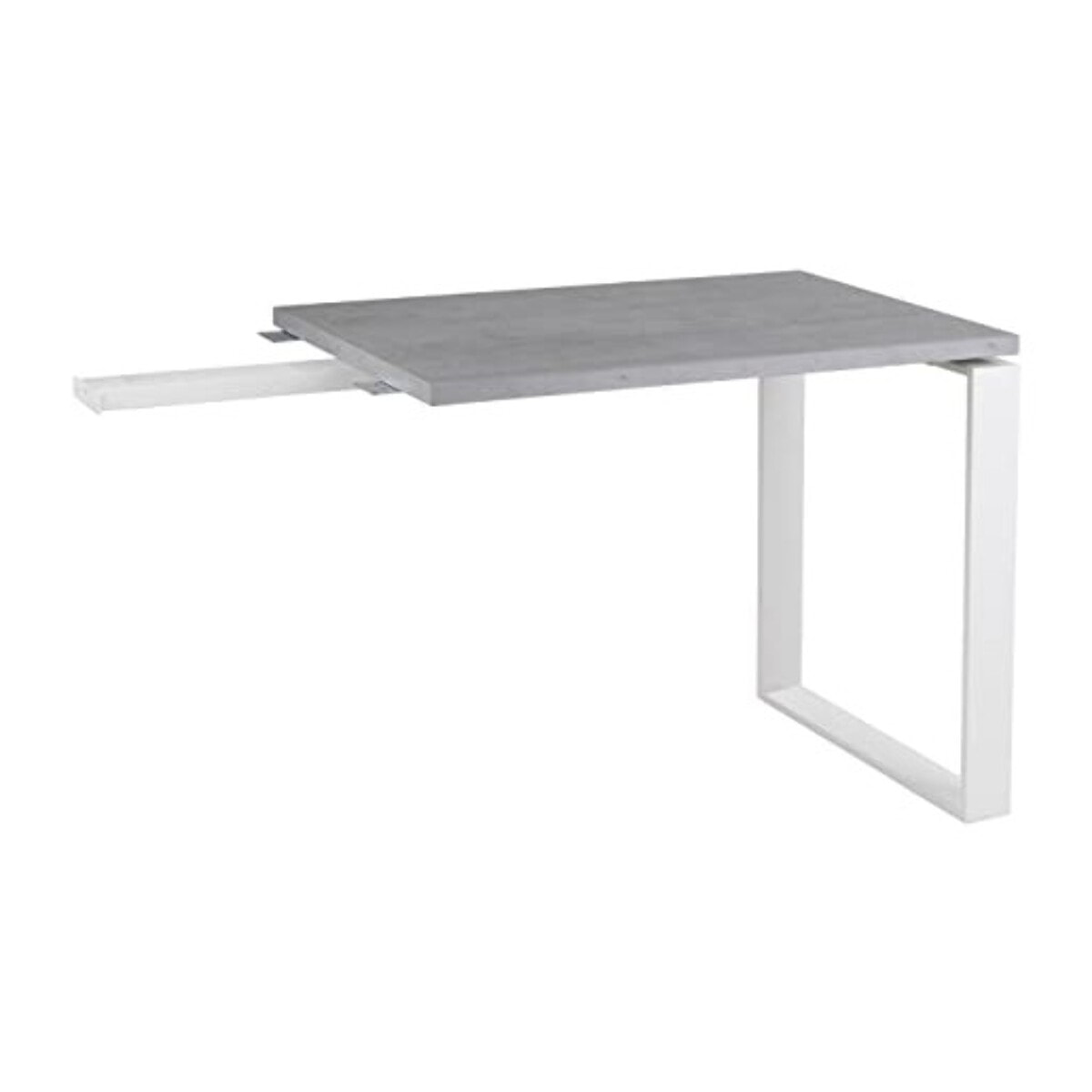 Retour de Bureau Gris Béton 90 cm – Extension pour Bureau - OFFICIO