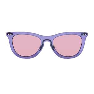 Gafas de sol OCEAN FLORENCIA - Trans / Violeta degradada con montura azul transparente y patillas doradas