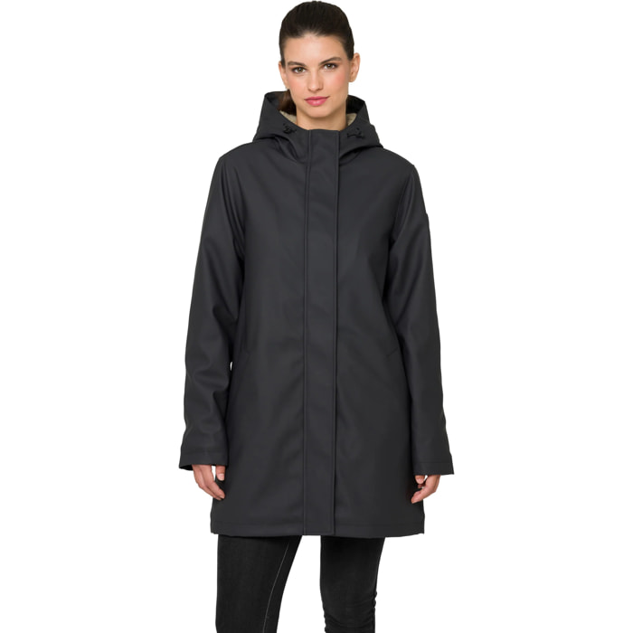 Parka YASMINE imbottito impermeabile grigio