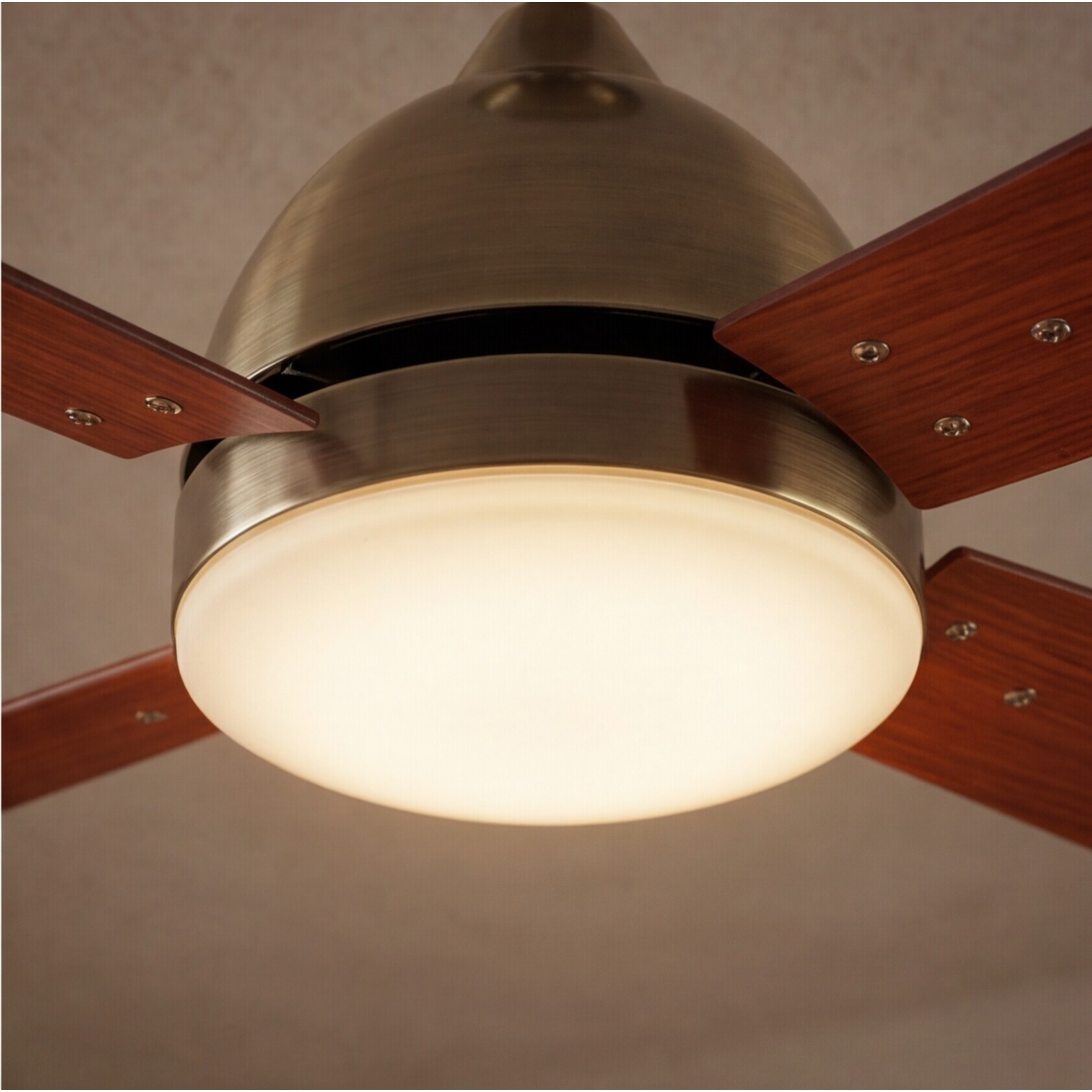 Forlight Ventilador IP20 Borneo E27 15W Patiné Teca