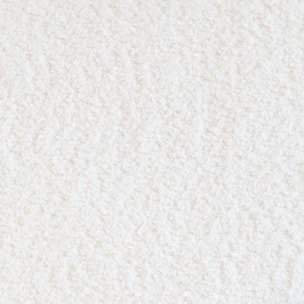 Pouf capitonné en tissu bouclé - CESTER
