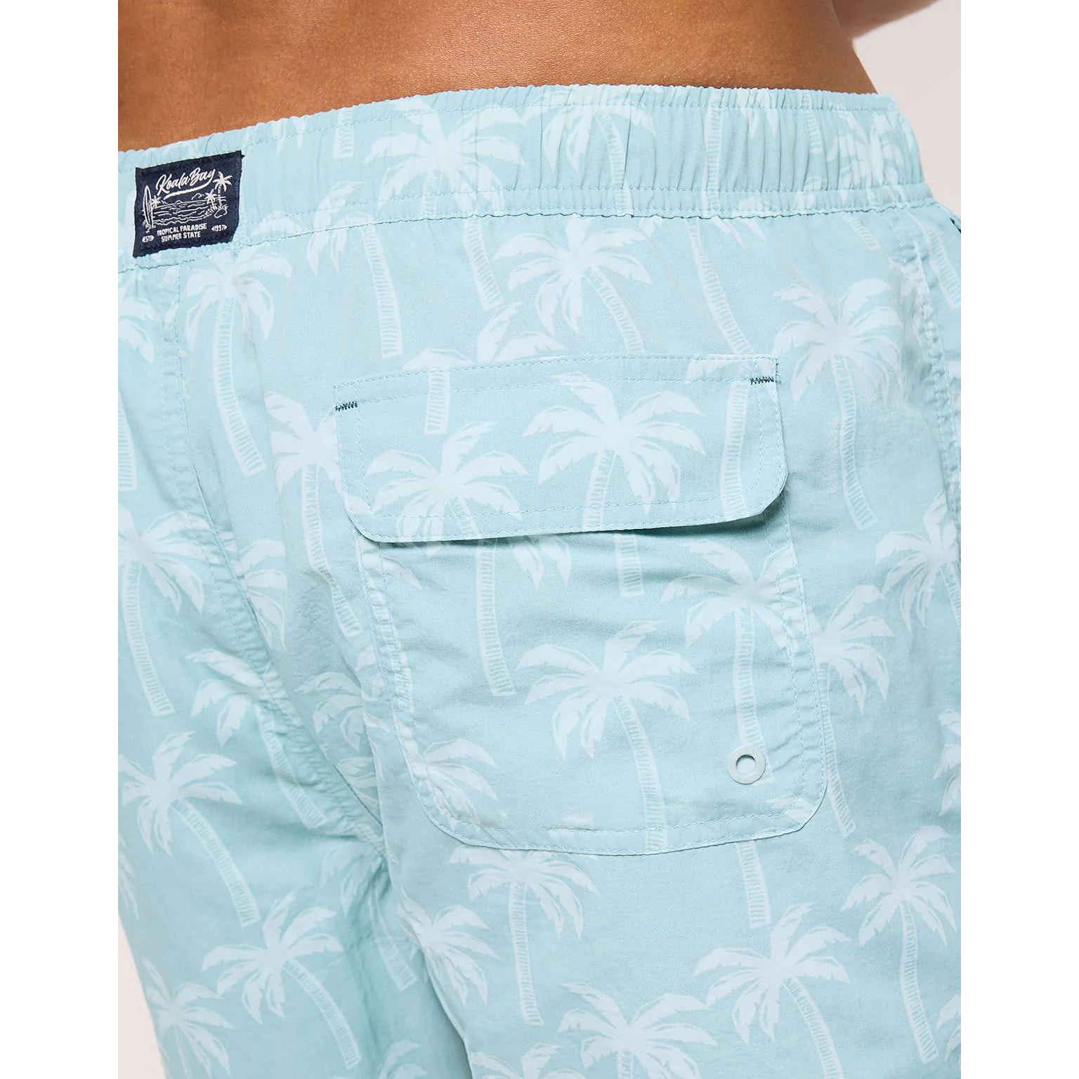 Bañador Palmeras Turquesa - Novepalm