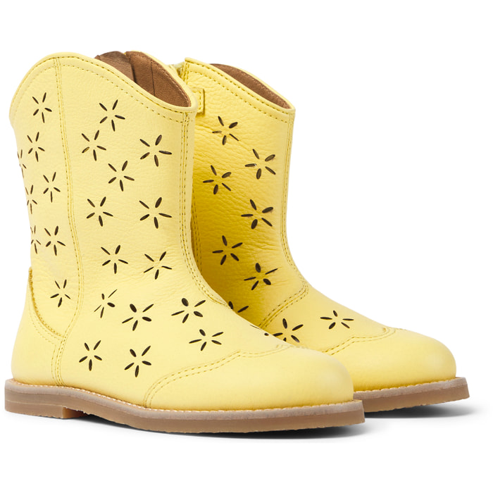 Stivali - CAMPER Savina Twins - Giallo - Pelle liscia
