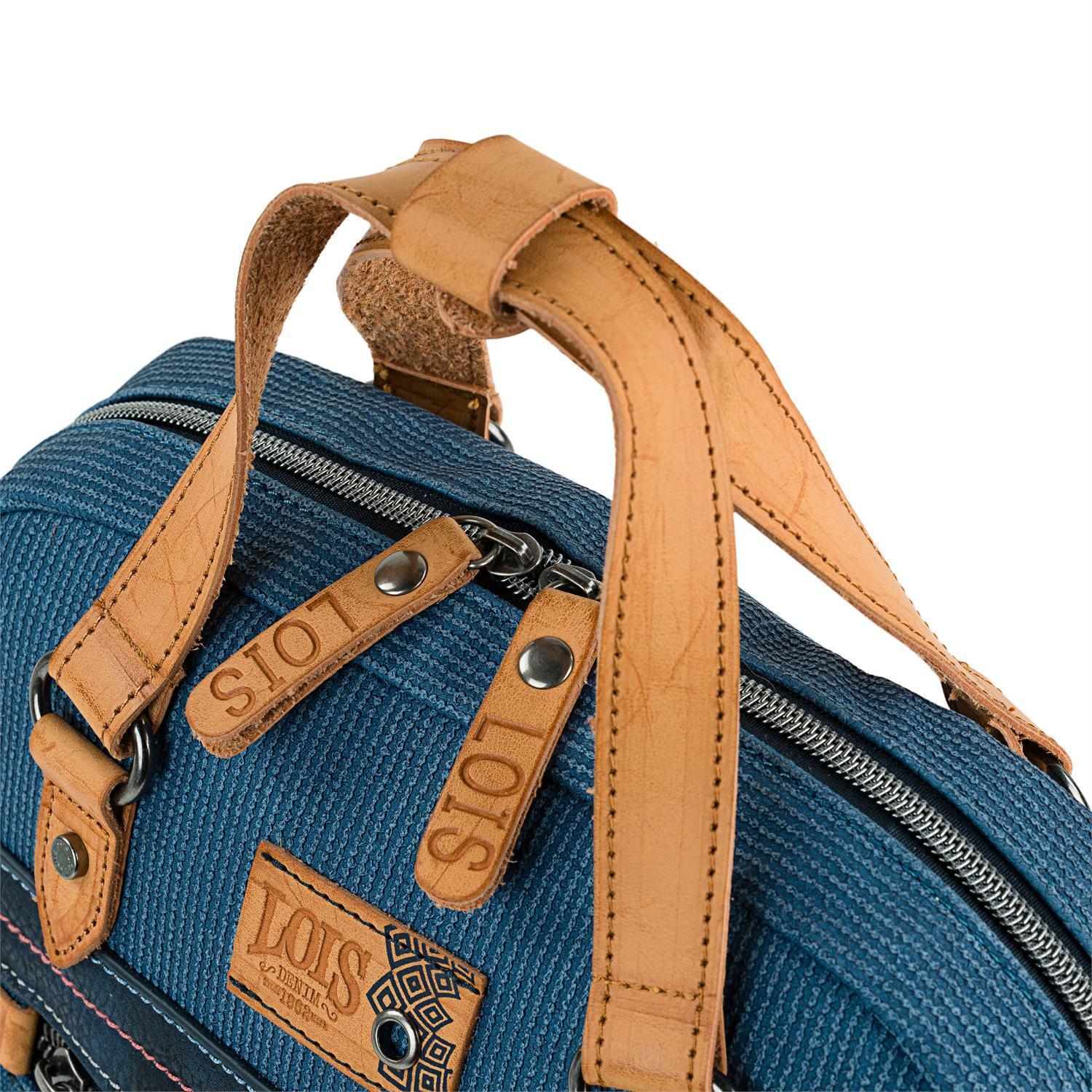 Bolso Mochila Mujer Lois Pasadena Azul