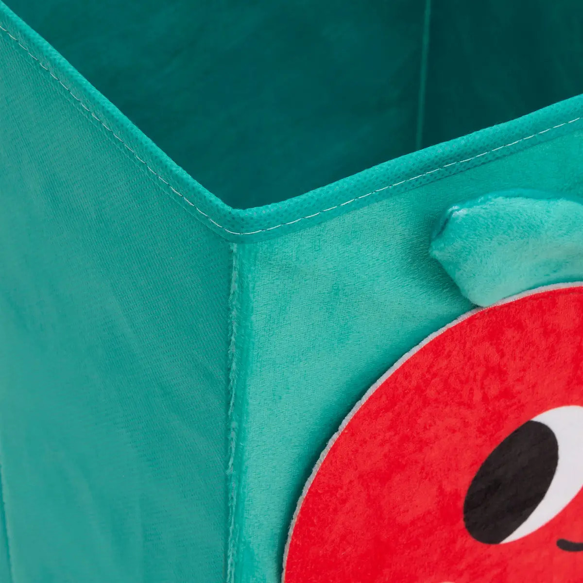 Panier de rangement Chacha 29x29cm Vert imprimé Pomme