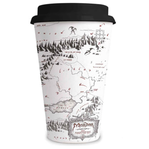 The Il Signore Degli Anelli Mordor Map Tazza Da Viaggio Sd Toys