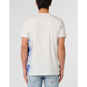 PHILIPP PLEIN Round Neck T-Shirt Ceramic Skull