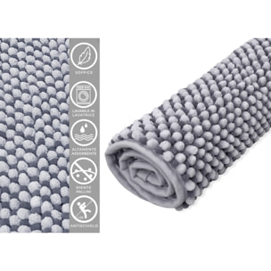 Tappeto Bagno Doccia Antiscivolo Super Assorbente Modello Dots Perla