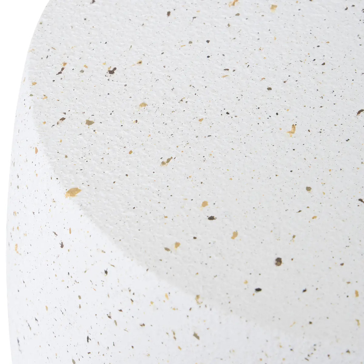 Table d'appoint Narlon 38x38x47cm blanc