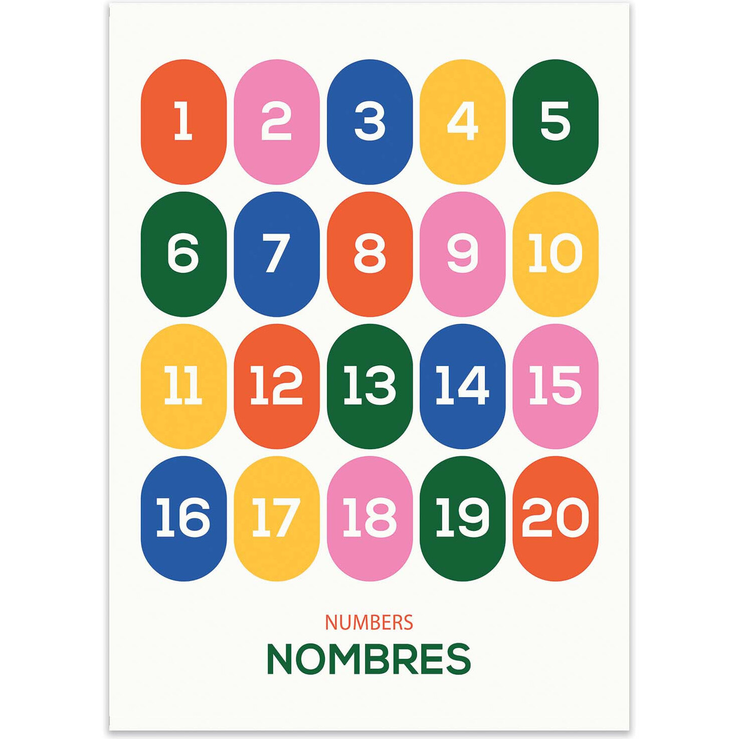 Affiche - Nombres - Posuta